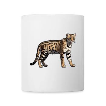 Cheetah - Cute Wildcat Motive - Tasse - Weiß - Vorne