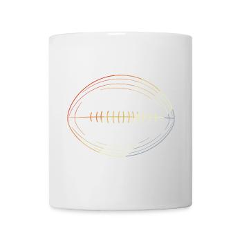 Vintage American Football Ball - Mug - white - Front