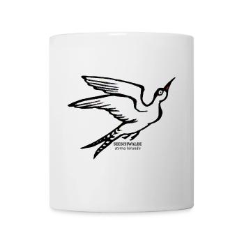 See Schwalbe Sterna hirundo maritim illustration - Tasse - Weiß - Vorne