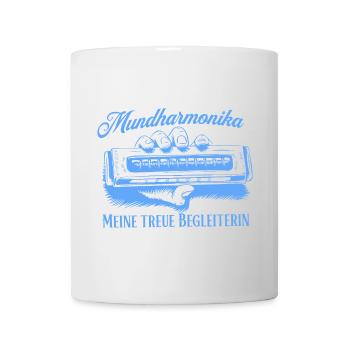 Mundharmonika - Meine treue Begleiterin - Tasse - Weiß - Vorne