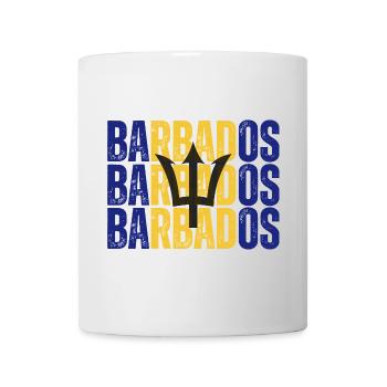 Flagge von Barbados, Barbados-Stolz - Tasse - Weiß - Vorne