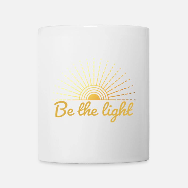 Be the Light – Mystical Boho Sun - Mug - white