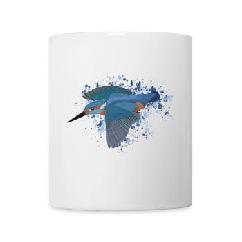 Eisvogel Gartenvogel Singvogel Biologe Vogel - Tasse - Weiß - Vorne