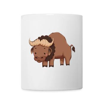 Büffel - Tasse - Weiß - Vorne