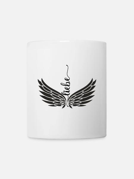 Engel Liebe T Shirt - Tasse - Weiß
