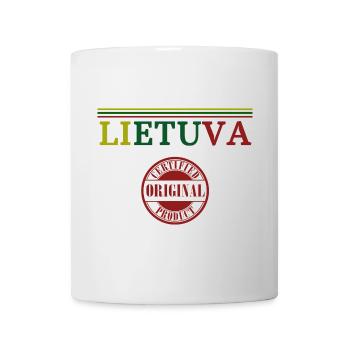 Ich liebe Litauen, litauischer Stolz - Tasse - Weiß - Vorne