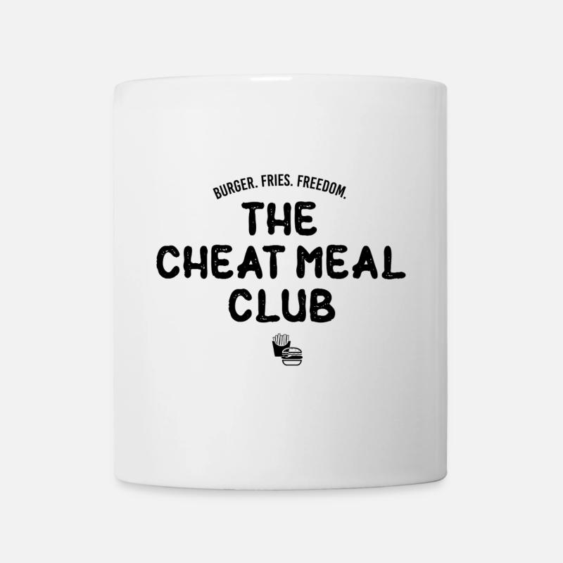 Le Cheat Meal Club - Burger. Frise. Liberté. - Mug blanc - blanc