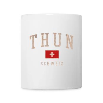 Logo vintage de Thun Suisse - Mug blanc - blanc - Devant