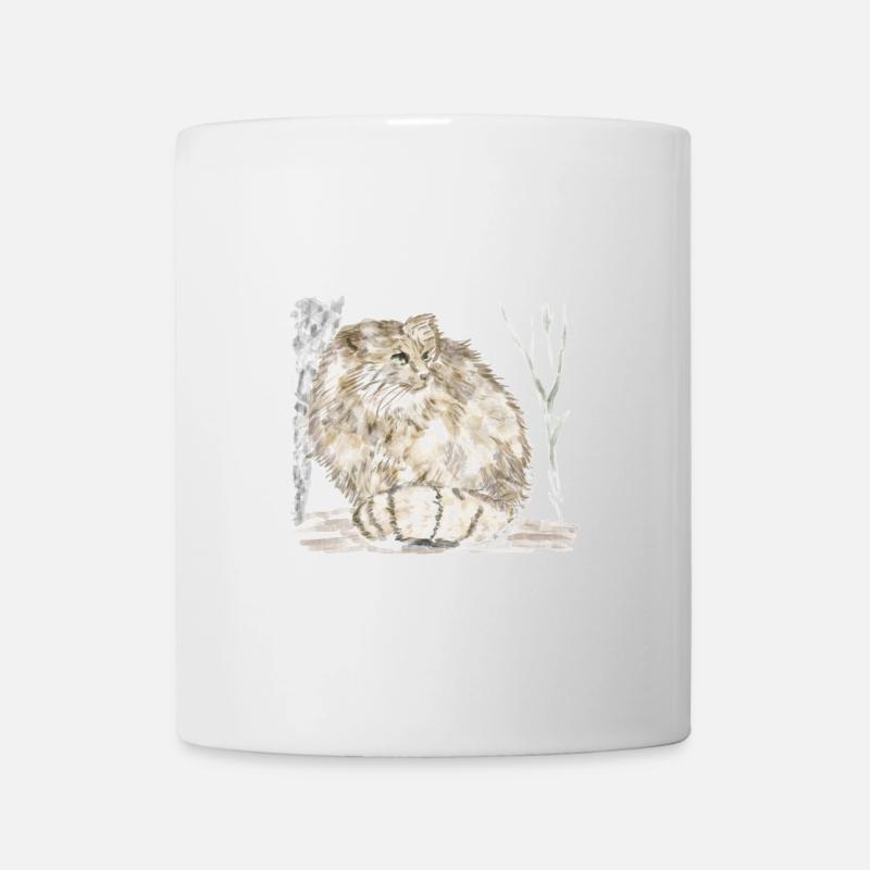 Manul-Wildkatze - Tasse - Weiß