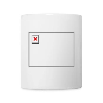 Image Not Found - Aber Style Garantiert - Tasse - Weiß - Vorne