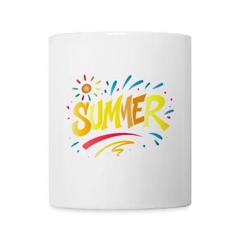 Summer Typo - Summer Design with Splash Elements - Mug - white - Front