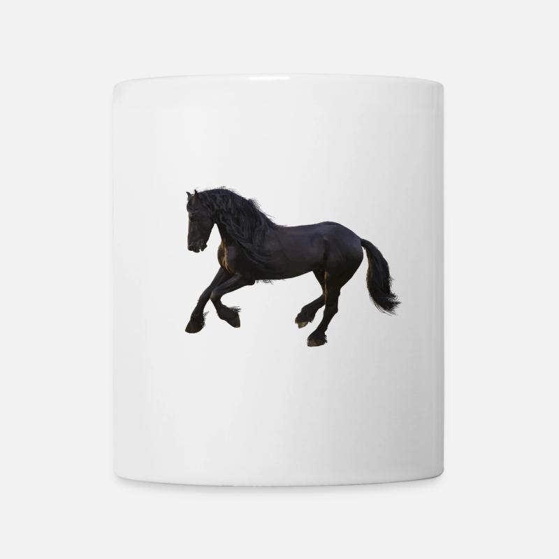 Cheval - Mug blanc - blanc