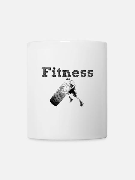 Fitness - Tasse - Weiß
