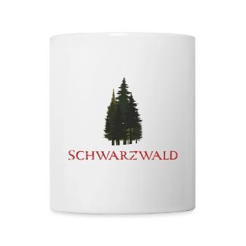 Waldmontage Naturdesign Schwarzwald - Tasse - Weiß - Vorne