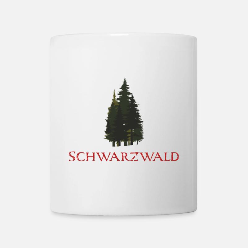 Forest Assembly Nature Design Black Forest - Mug - white