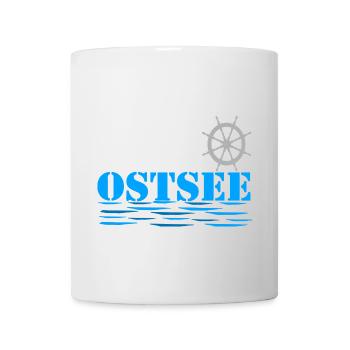 Logo nautique de l’enfant de la mer Baltique - Mug blanc - blanc - Devant