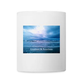 Einatmen & Ausatmen - Tasse - Weiß - Vorne