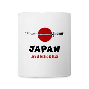 Japan – Land der aufgehenden Klinge - Tasse - Weiß - Vorne