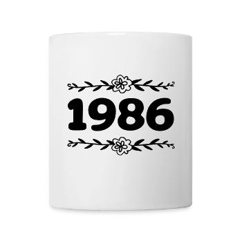 1986 Vintage 1986 Retro 1986 Anniversary 1986 - Mug - white - Front