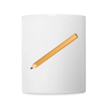 Simple pencil motif – classic and creative - Mug - white - Front