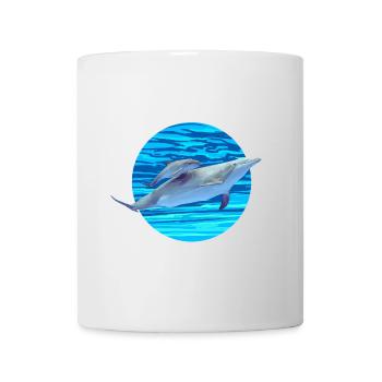 Delfin - Tasse - Weiß - Vorne