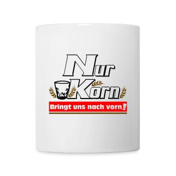 Korn Typo Kontrastlook - Tasse - Weiß - Vorne