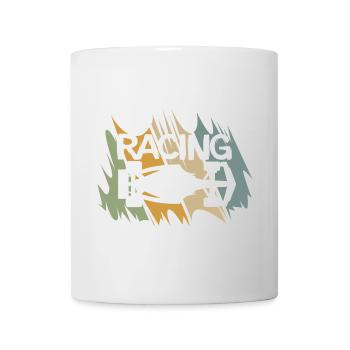 Design de course de formule rétro pour les fans de sport automobile - Mug blanc - blanc - Devant