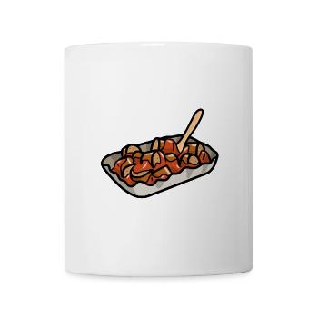 Berlin Currywurst Bratwurst Wurst Curry Grill - Mug - white - Front
