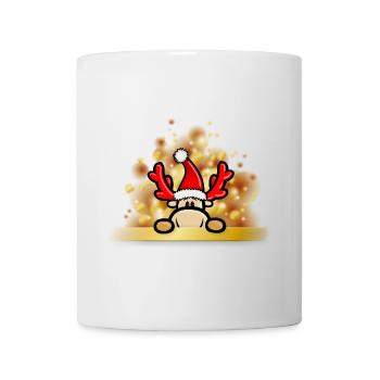 Weihnachten mit Rentier Elmondo - Tasse - Weiß - Vorne