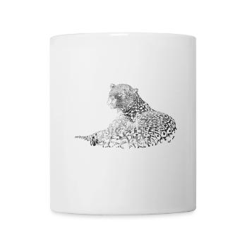 Leopard - Tasse - Weiß - Vorne