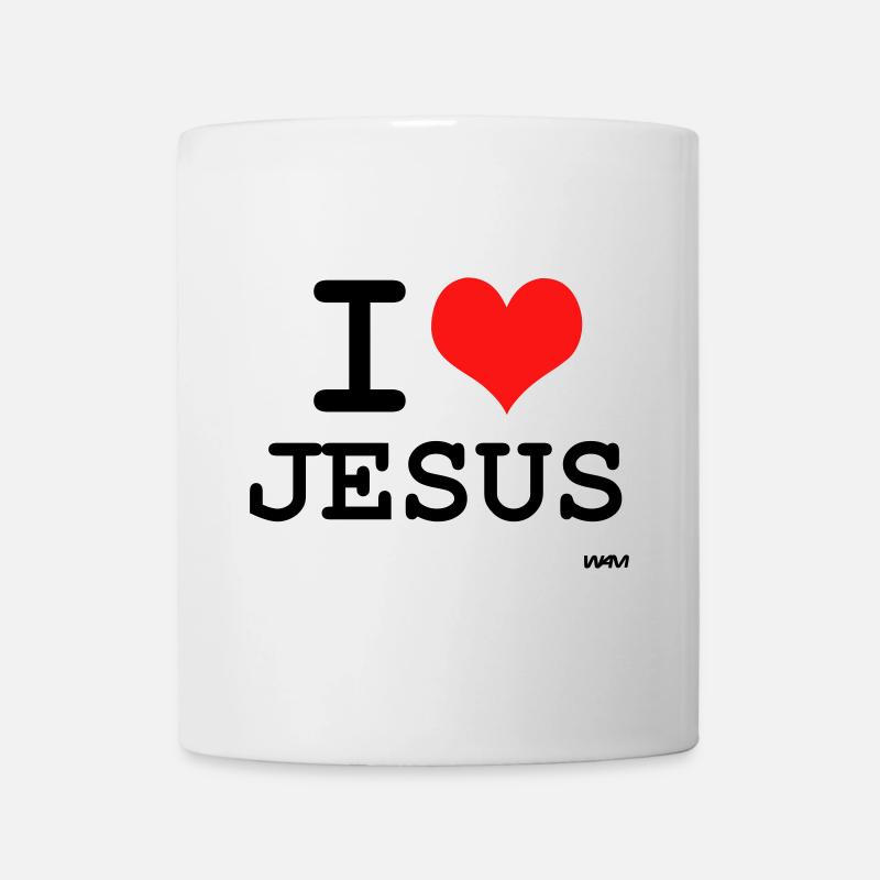 jesus - Tasse - Weiß