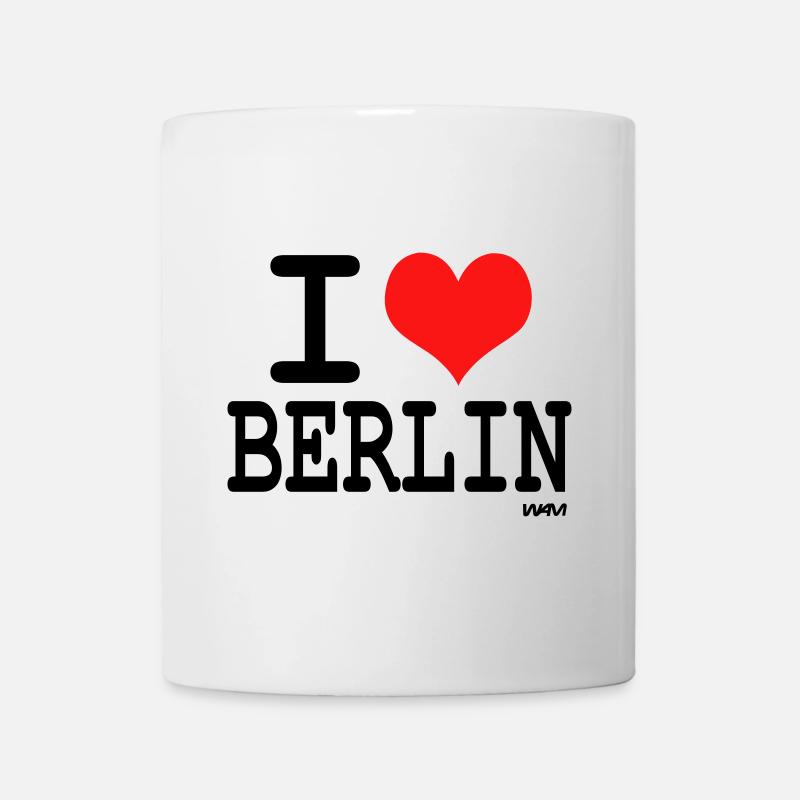 j'aime berlin by wam - Mug blanc - blanc