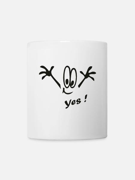 Yes ! Comic - Tasse - Weiß