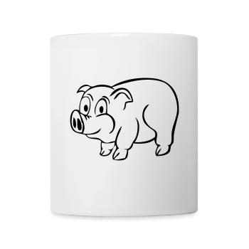 Lucky Pig - Mug - white - Front