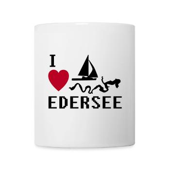 I love Edersee - Tasse - Weiß - Vorne
