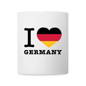 I love Germany - Tasse - Weiß - Vorne