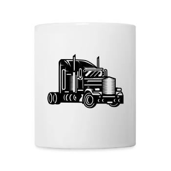 Un camion - Mug blanc - blanc - Devant