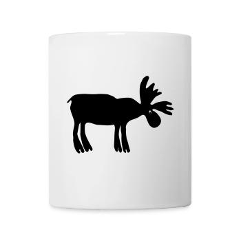 Elch - Tasse - Weiß - Vorne