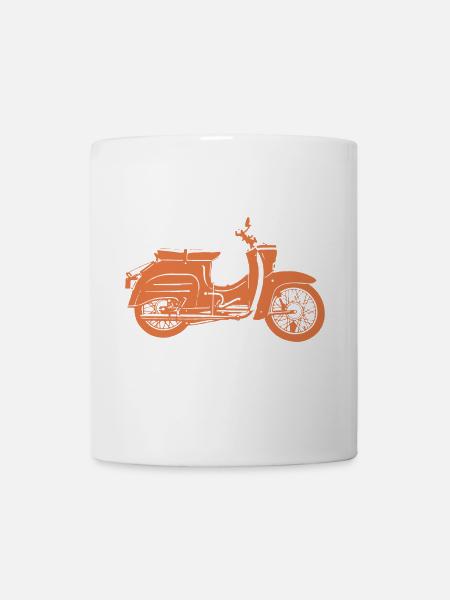 Simson Schwalbe KR51 - Tasse - Weiß