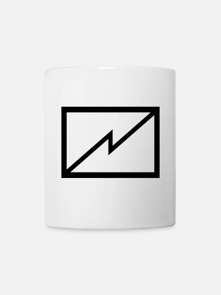 Elektronische Kampführung - Tasse - Weiß