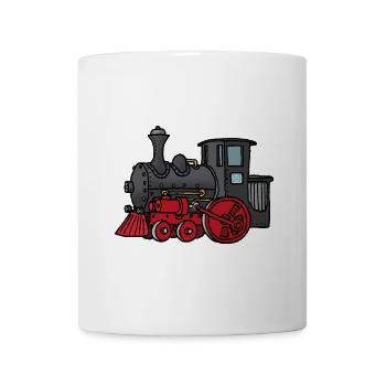 Kleine Lok - Tasse - Weiß - Vorne