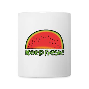Melone - Tasse - Weiß - Vorne