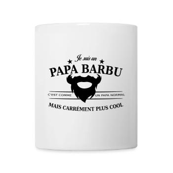 papa barbu - Mug blanc - blanc - Devant
