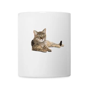 Naturgetreues Katzendesign - Tasse - Weiß - Vorne