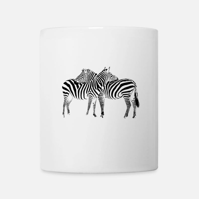 Zebra - Tasse - Weiß