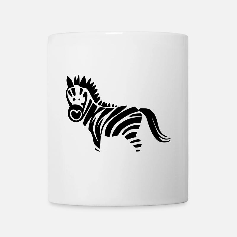 Zebra - Mug blanc - blanc