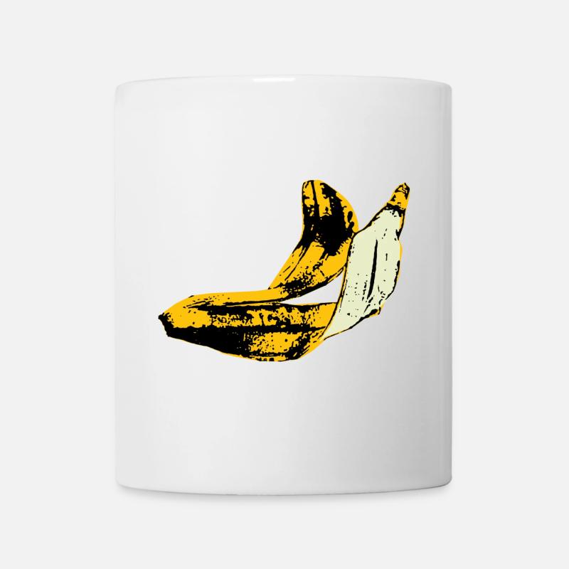 Peau de banane - Mug blanc - blanc