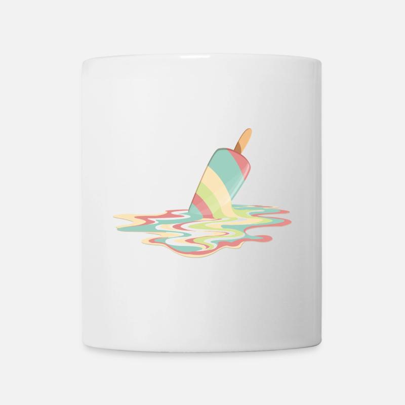 Eis geschmolzen - Tasse - Weiß