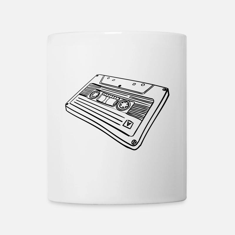 Kassette - Tasse - Weiß
