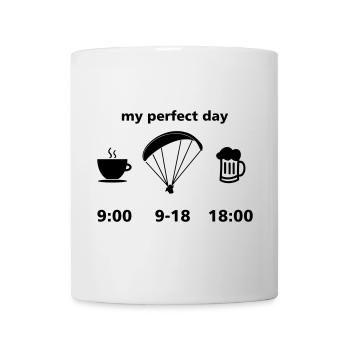 perfect paragliding day - Mug - white - Front